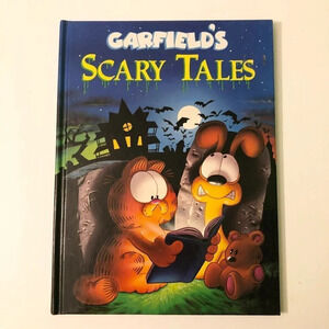 Vintage 1990 Garfields Scary Tales  Book Grosset and Dunlap